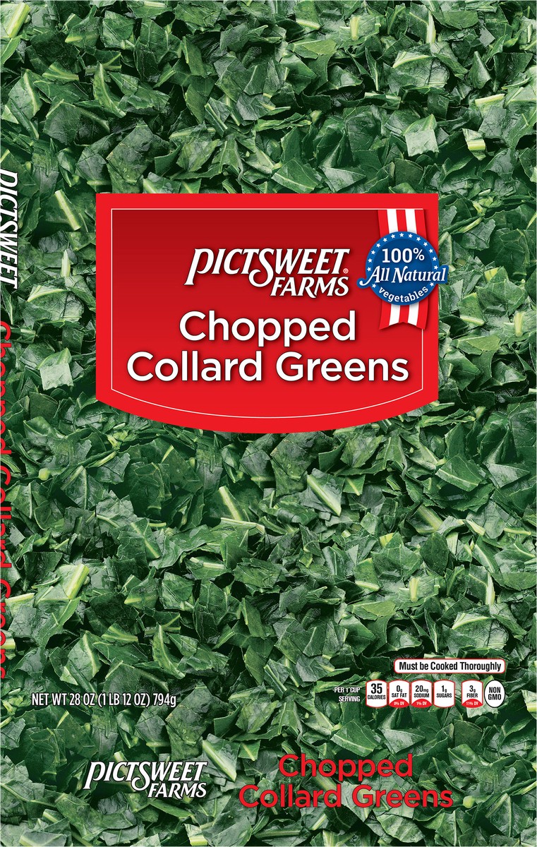 slide 3 of 3, PictSweet Collard Greens, 28 oz