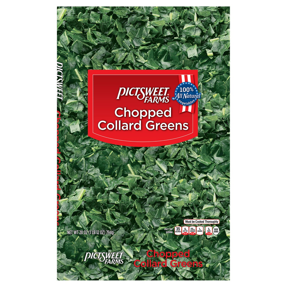 slide 1 of 3, PictSweet Collard Greens, 28 oz