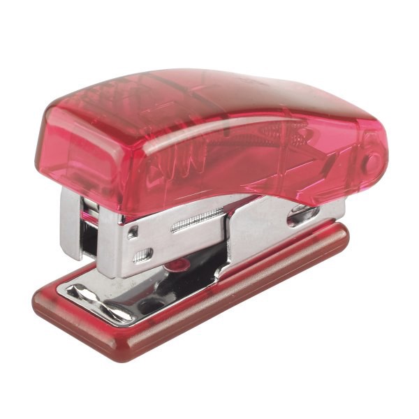 slide 2 of 5, Office Depot Mini Stapler With Built-In Remover, 2-1/4"", Assorted Colors, 1 ct