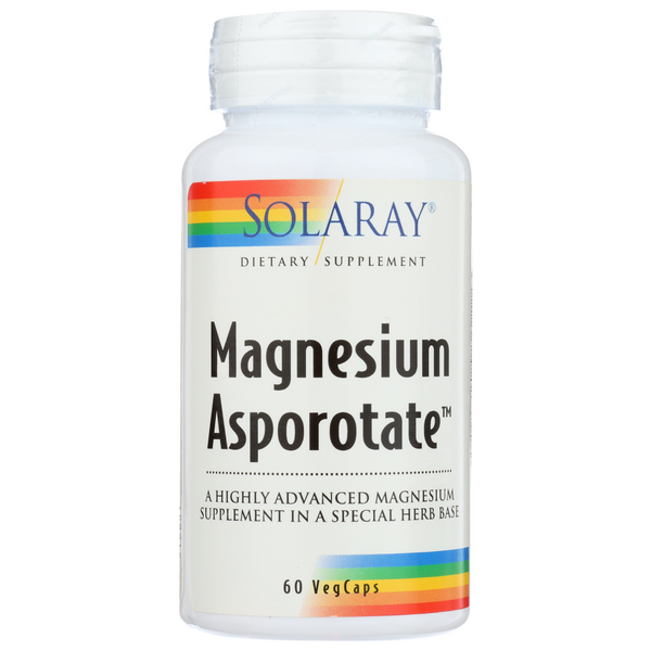 slide 1 of 1, Solaray Magnesium Asporotate, 60 ct