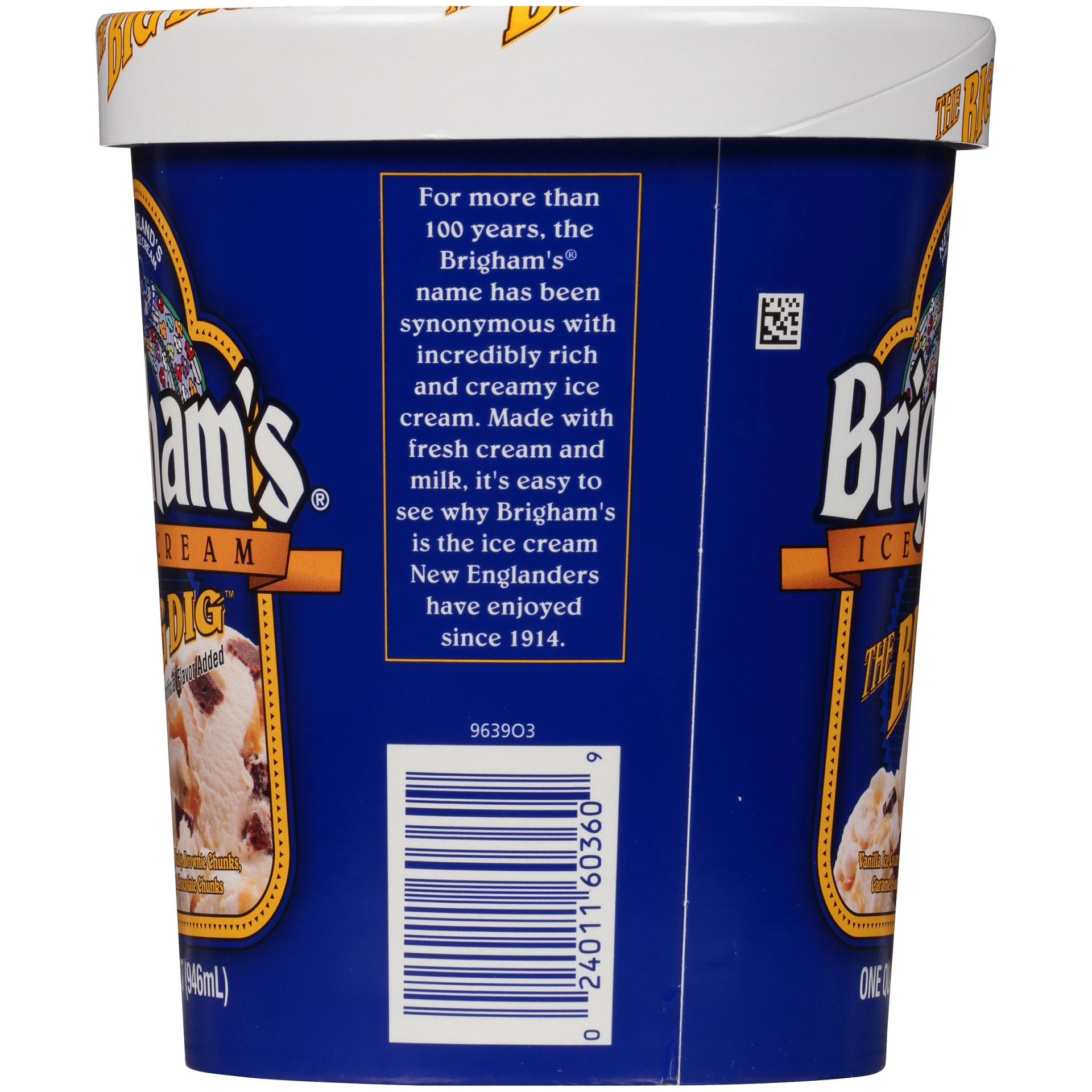 slide 4 of 7, Brigham's The Big Dig Ice Cream, 1 qt