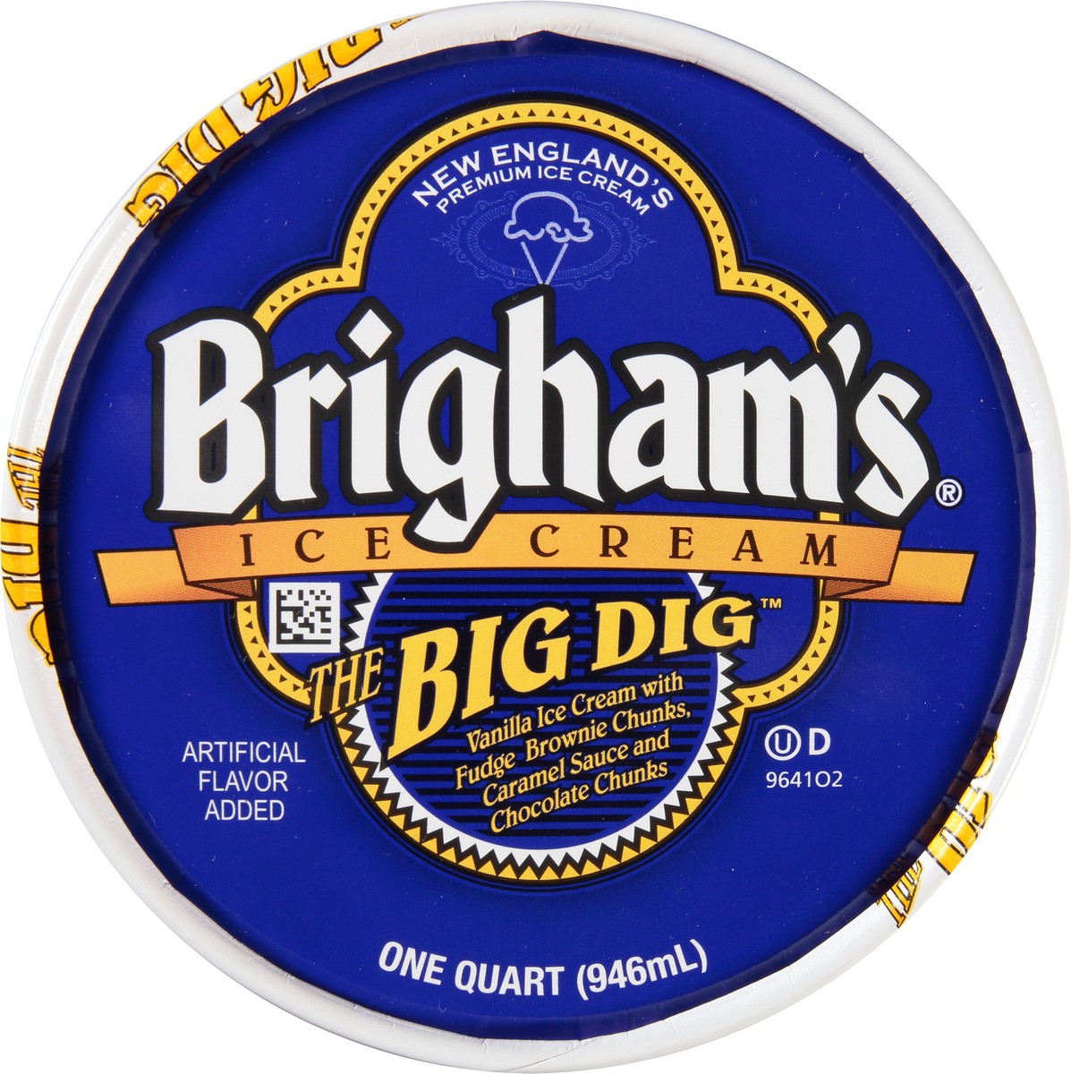 slide 4 of 8, Brigham's The Big Dig™ Ice Cream, 1 Quart, 1 qt