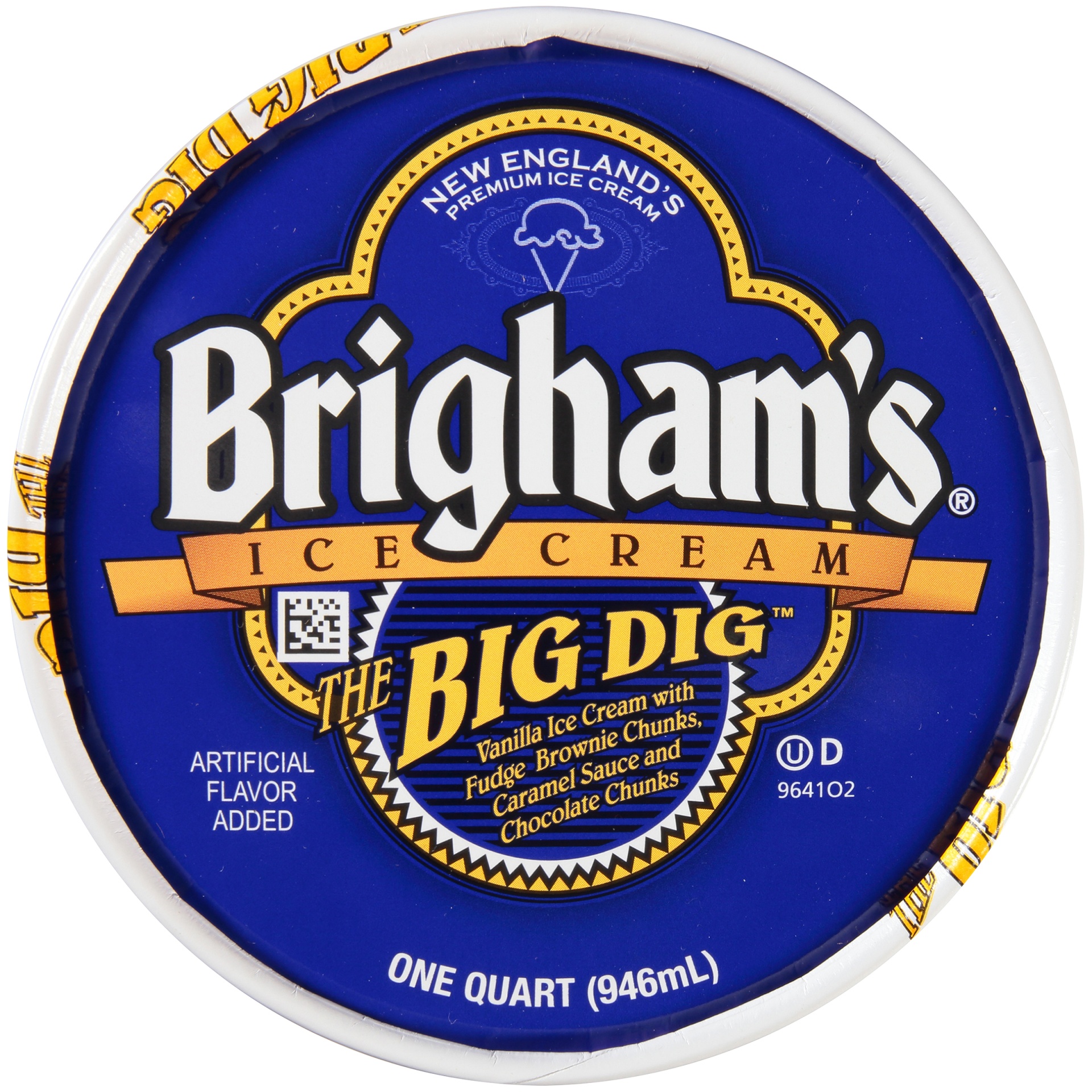 slide 6 of 7, Brigham's The Big Dig Ice Cream, 1 qt