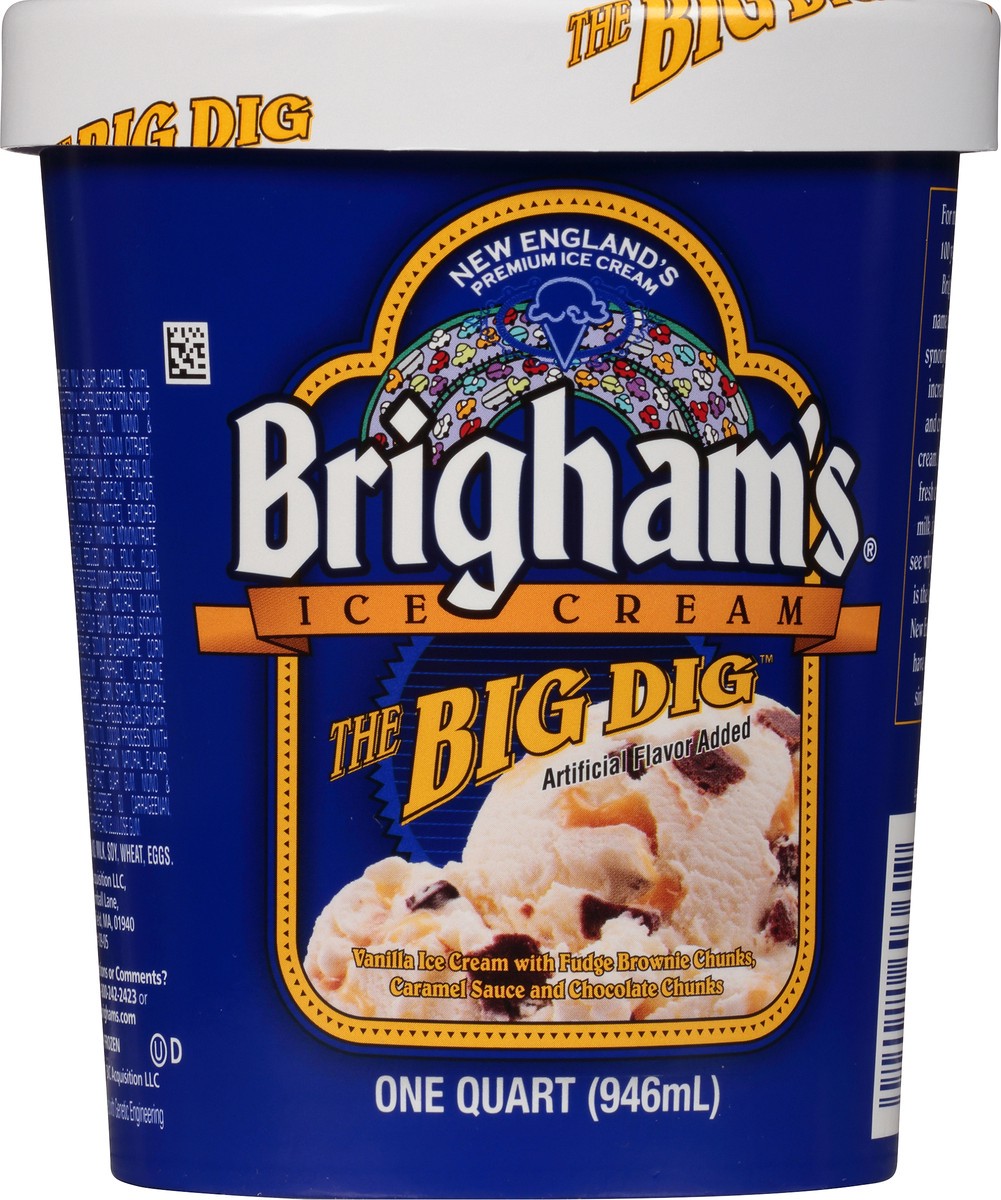 slide 8 of 8, Brigham's The Big Dig™ Ice Cream, 1 Quart, 1 qt