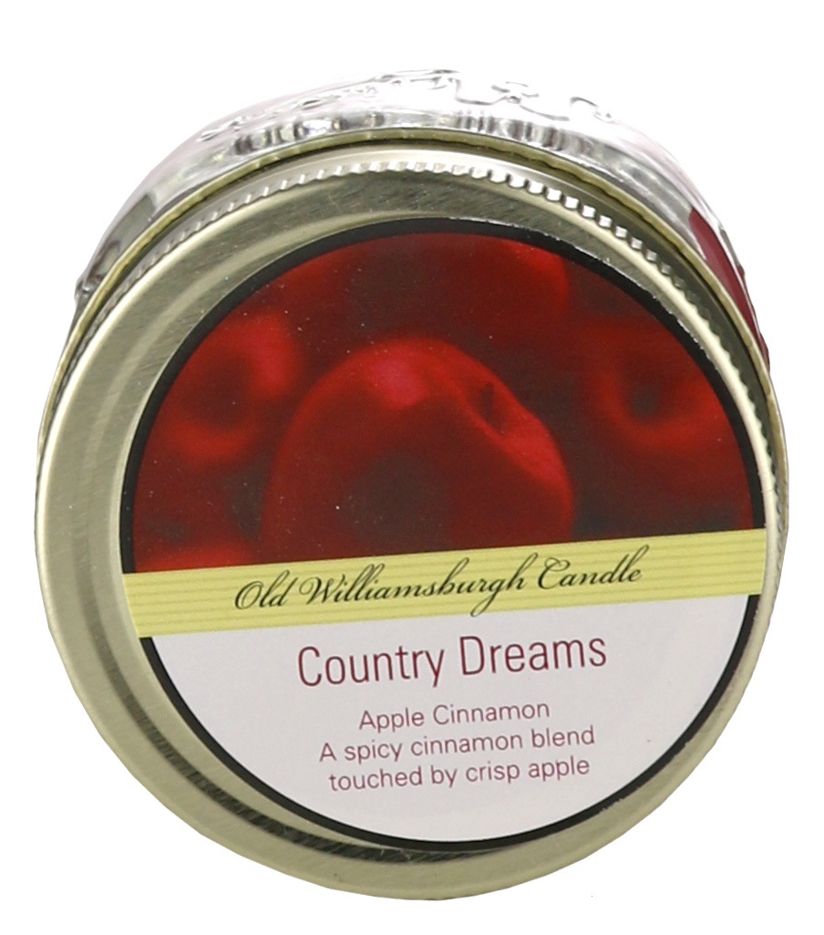 slide 1 of 1, Old Williamsburgh Candle Country Dreams Apple Cinnamon Candle, 5 oz