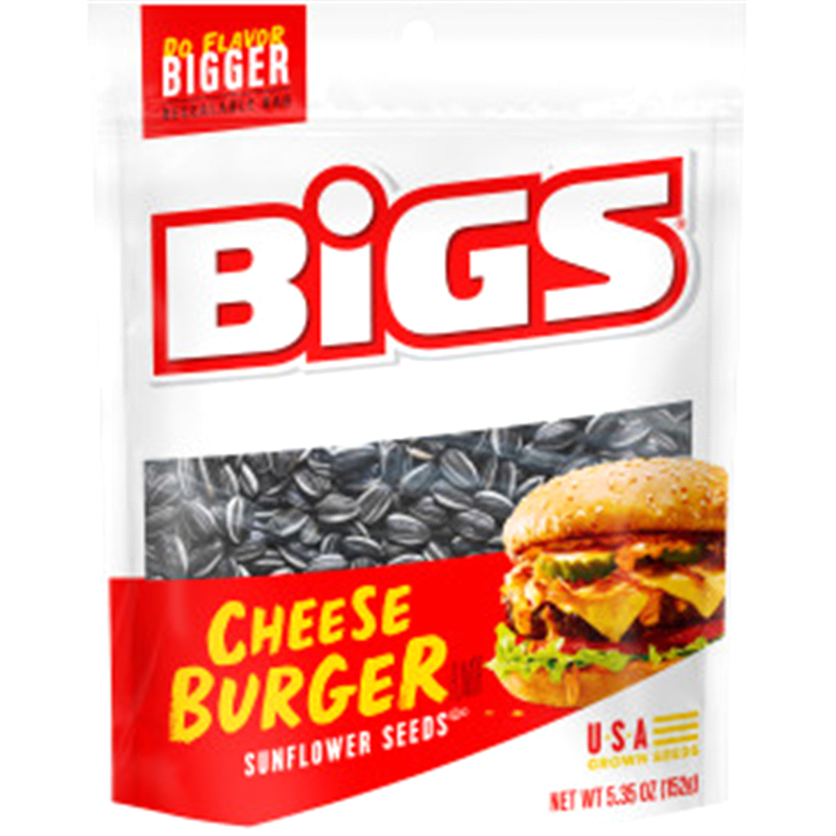 slide 1 of 1, Bigs Cheeseburger Sunflower Seeds, 5.35 oz