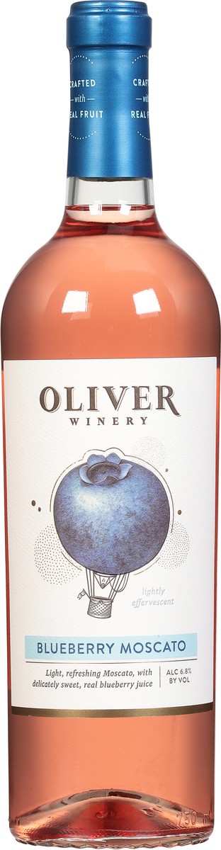 slide 7 of 9, Oliver Winery Blueberry Moscato Wine 750 mL, 750 ml