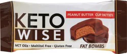 Keto Wise Peanut Butter Cup Patties Fat Bombs 1.20 oz