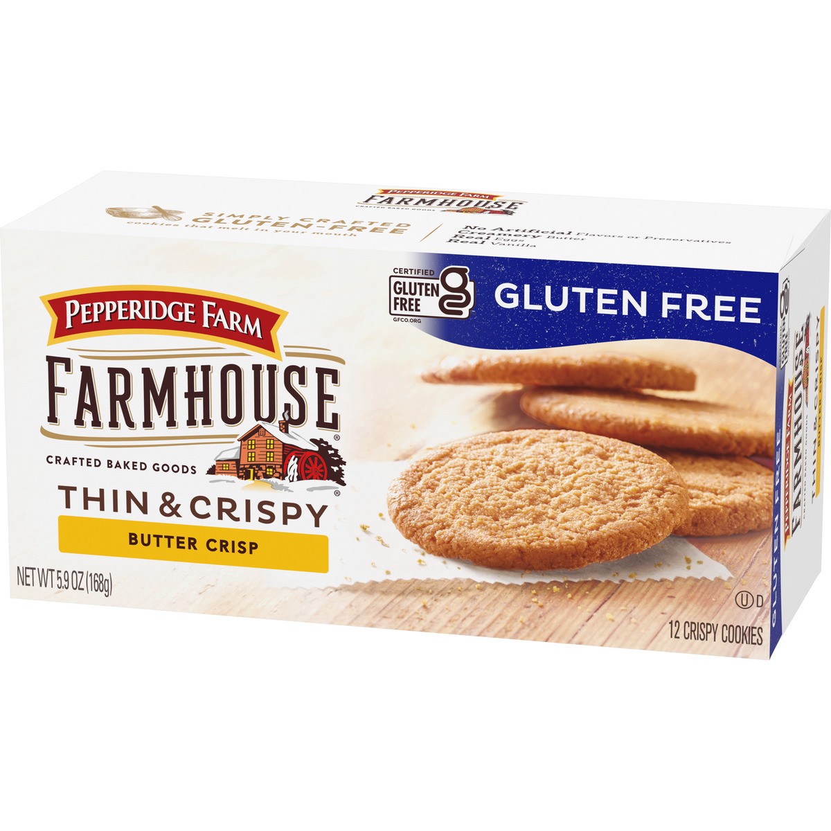 slide 9 of 9, Pepperidge Farm Gluten Free Butter Crisp Cookies, 5.9 oz