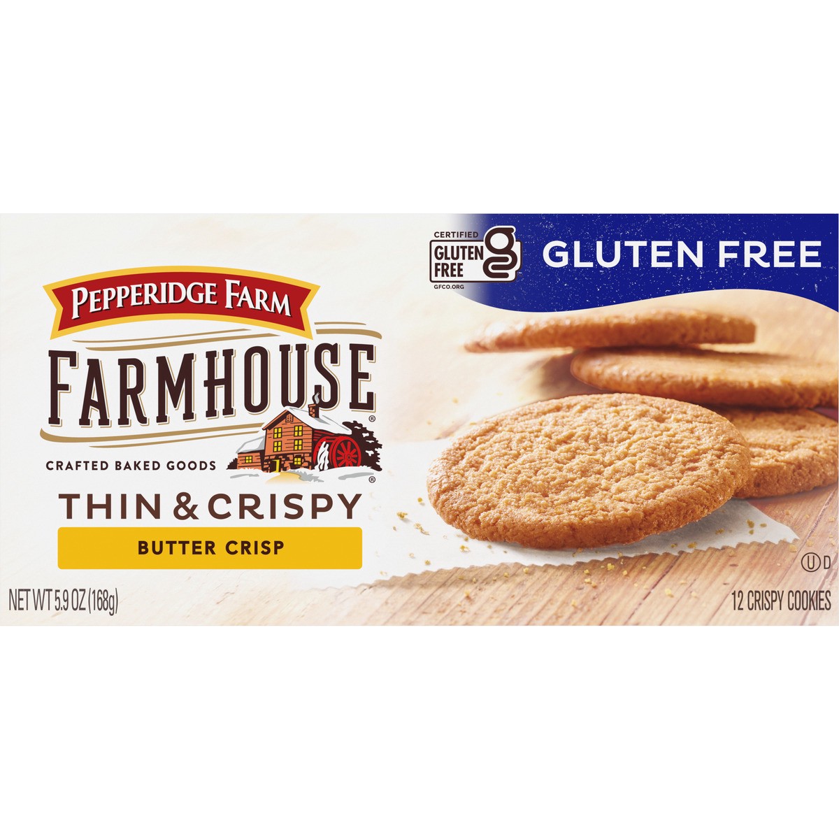 slide 3 of 9, Pepperidge Farm Gluten Free Butter Crisp Cookies, 5.9 oz