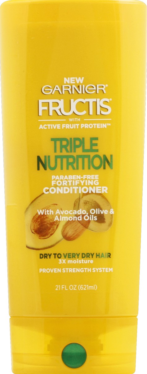slide 5 of 6, Garnier Triple Nutrition Conditioner, 21 fl oz