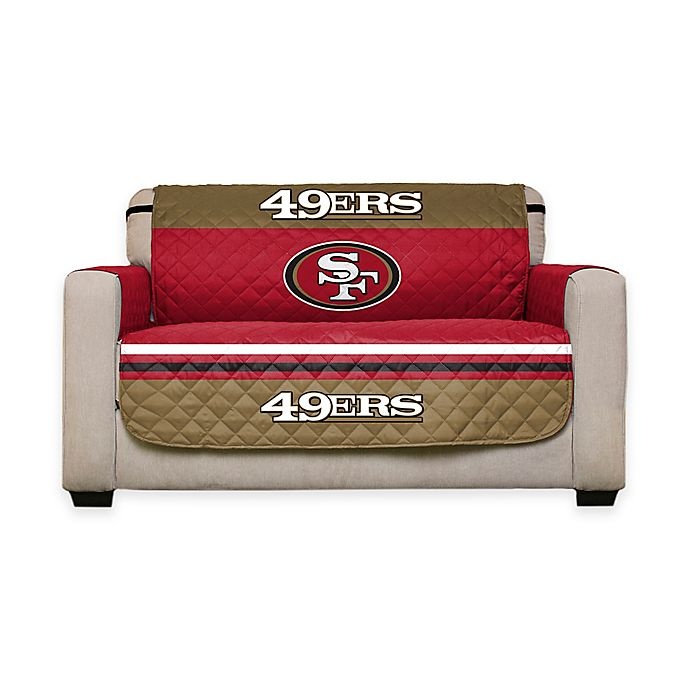 Red San Francisco 49ers Love Seat Protector