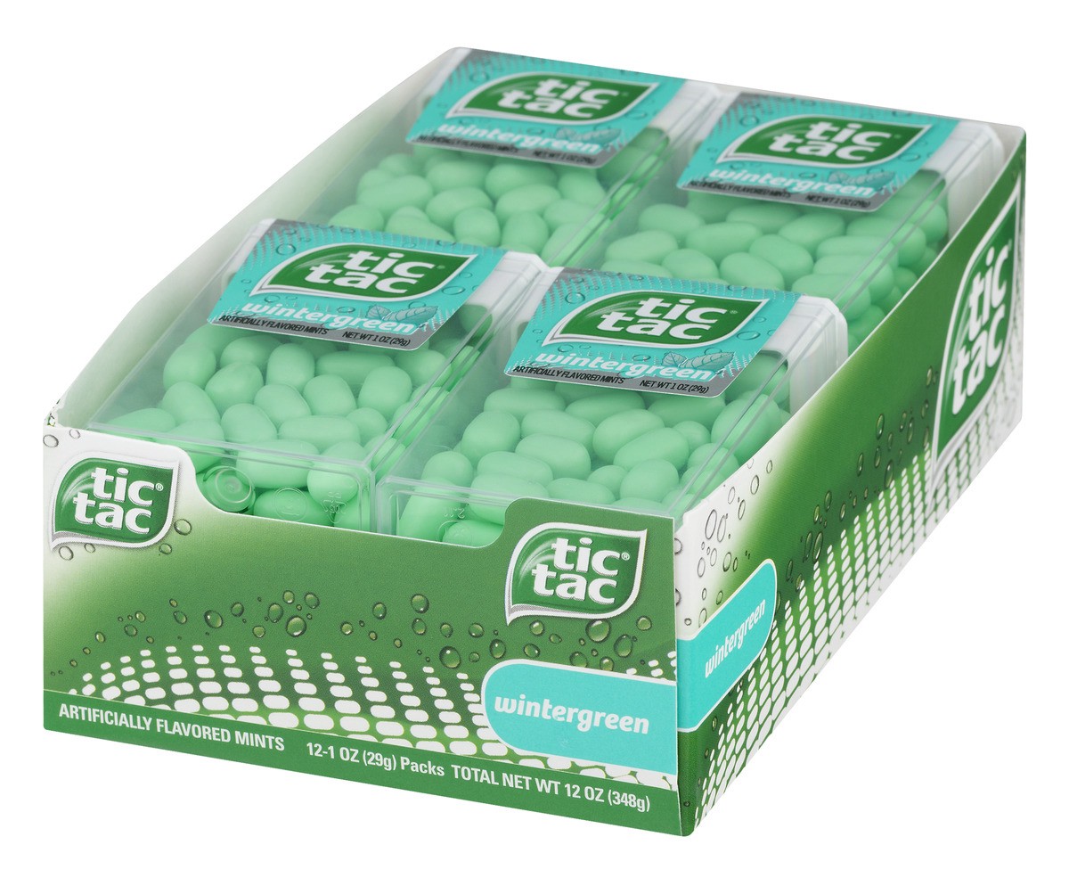 slide 4 of 11, Tic Tac Wintergreen Singles, 12 ct