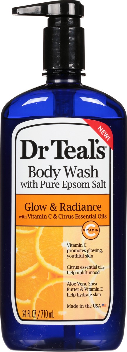 slide 2 of 11, Dr. Teal's Vitamin C Body Wash, 24 fl oz