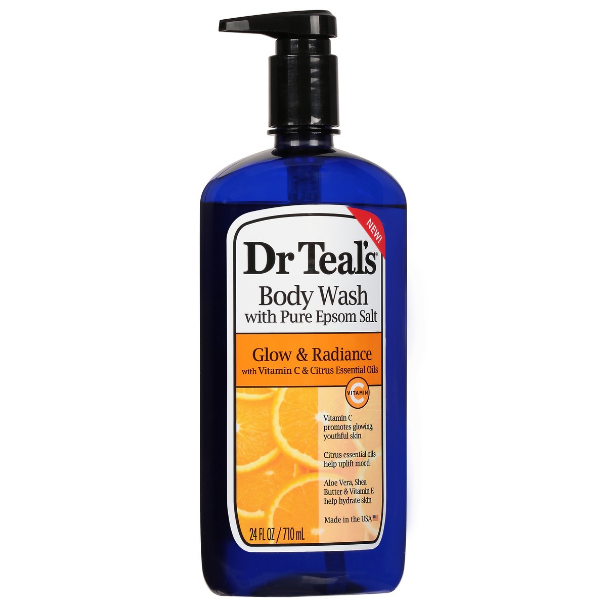 slide 9 of 11, Dr. Teal's Vitamin C Body Wash, 24 fl oz