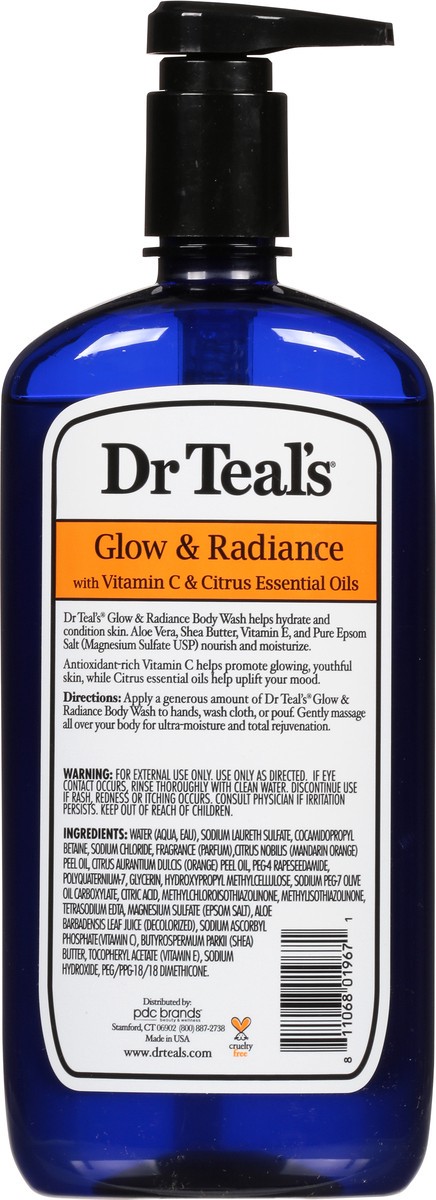 slide 3 of 11, Dr. Teal's Vitamin C Body Wash, 24 fl oz