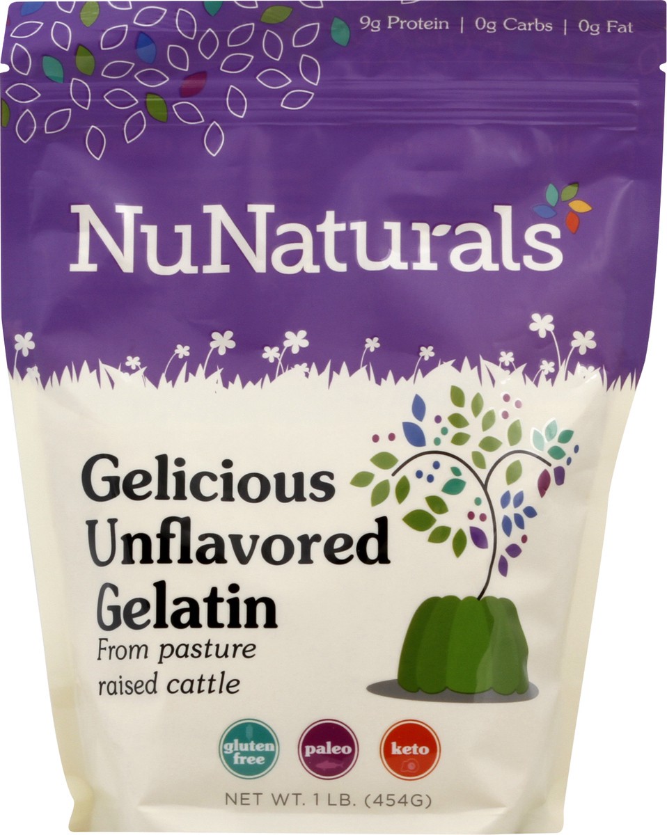 slide 8 of 8, NuNaturals Gelatin 1 lb, 1 lb