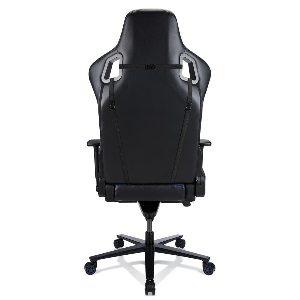 slide 4 of 10, Rs Gaming Davanti Vegan Leather High-Back Gaming Chair, Black/Blue, Bifma Compliant, 1 ct