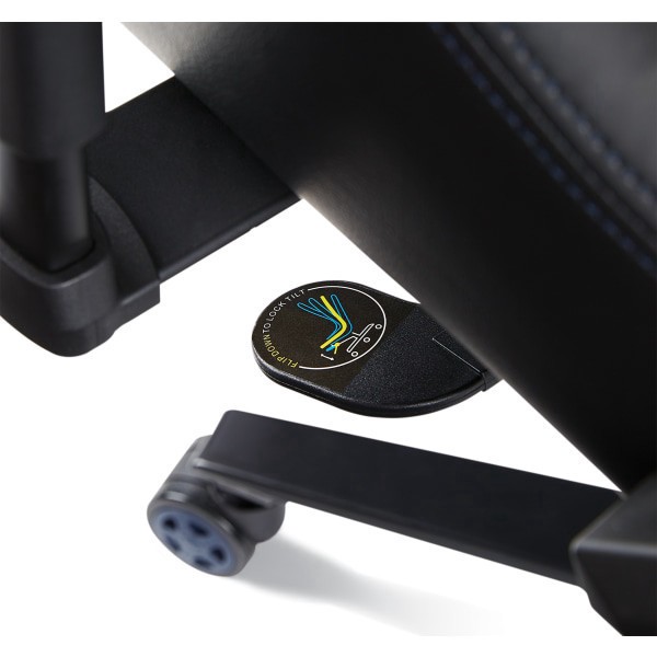 slide 5 of 10, Rs Gaming Davanti Vegan Leather High-Back Gaming Chair, Black/Blue, Bifma Compliant, 1 ct