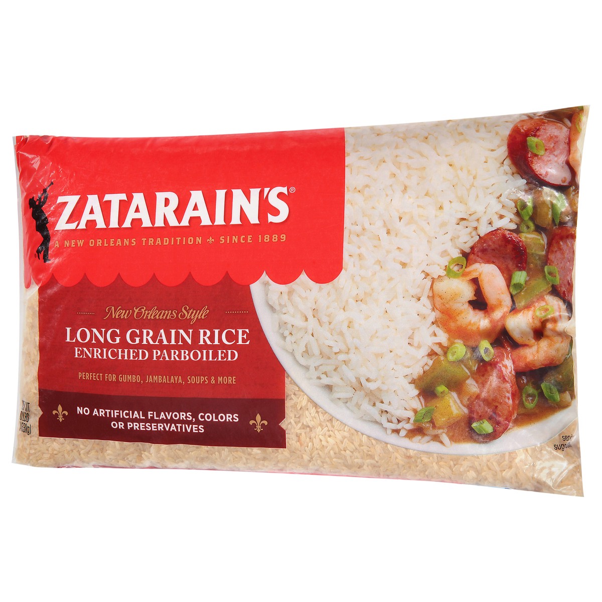 slide 8 of 9, Zatarain's White Rice - Parboiled Long Grain, 10 lb
