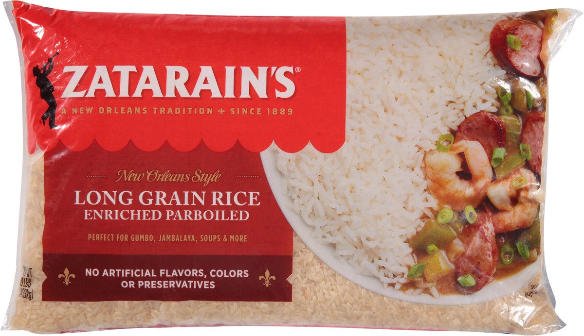 slide 6 of 9, Zatarain's White Rice - Parboiled Long Grain, 10 lb