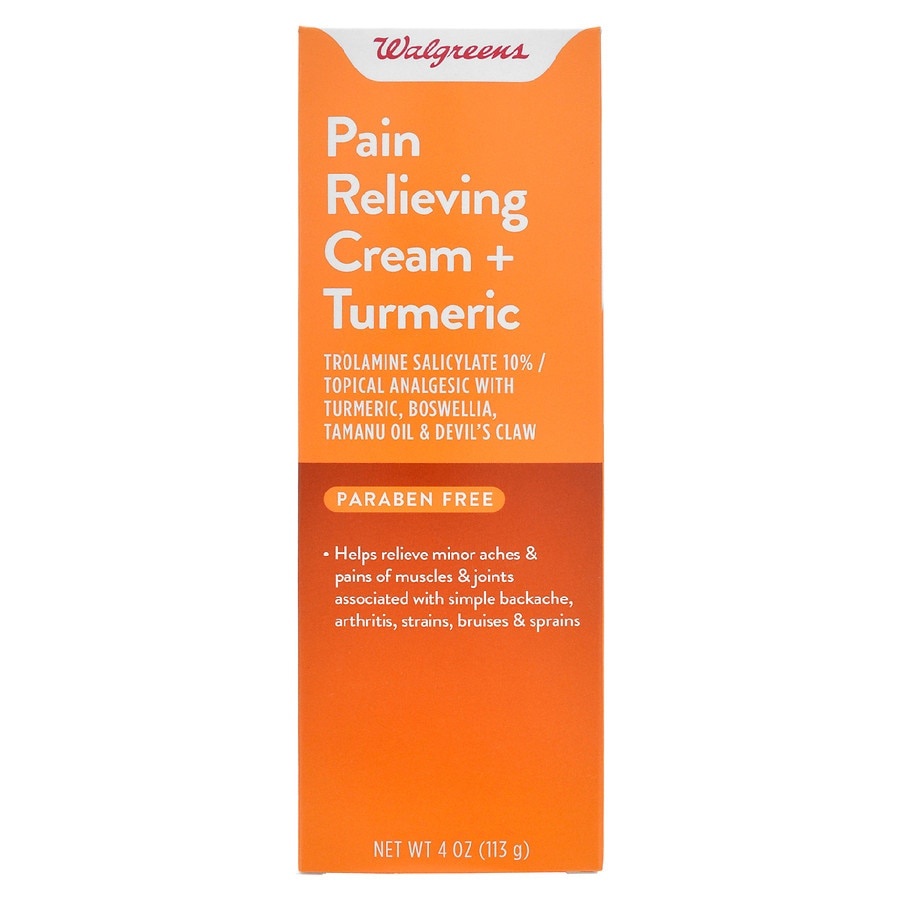 slide 1 of 1, Walgreens Turmeric Infused Pain Relieving Cream, 4 oz