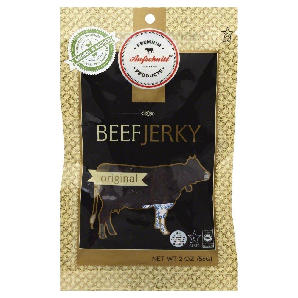 slide 1 of 1, Aufschnitt Original Beef Jerky, 2 oz