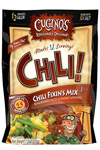 slide 1 of 1, Cugino's Pouch Chili Fixins, 7.5 oz