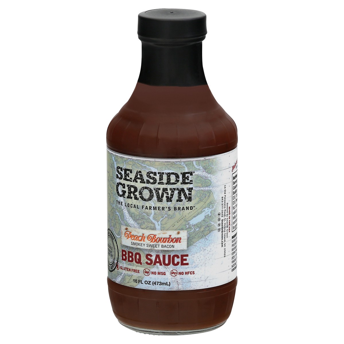 slide 4 of 11, Seaside Grown Peach Bourbon Bbq Sauce 16 fl oz Bottle, 16 fl oz