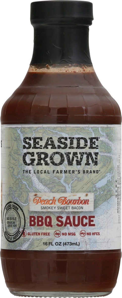 slide 3 of 11, Seaside Grown Peach Bourbon Bbq Sauce 16 fl oz Bottle, 16 fl oz