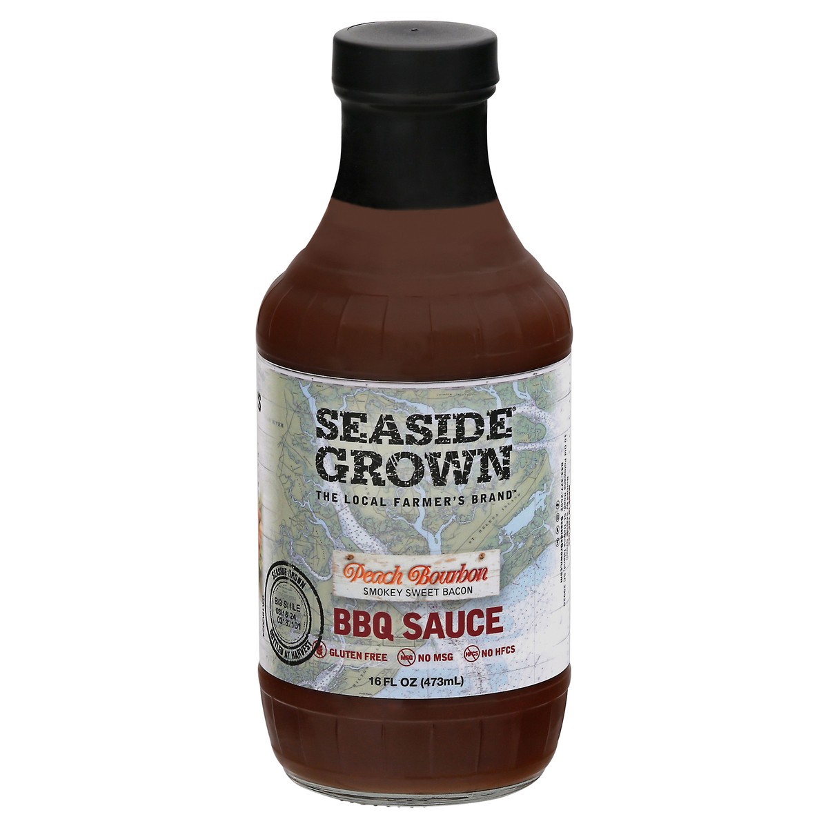 slide 8 of 11, Seaside Grown Peach Bourbon Bbq Sauce 16 fl oz Bottle, 16 fl oz
