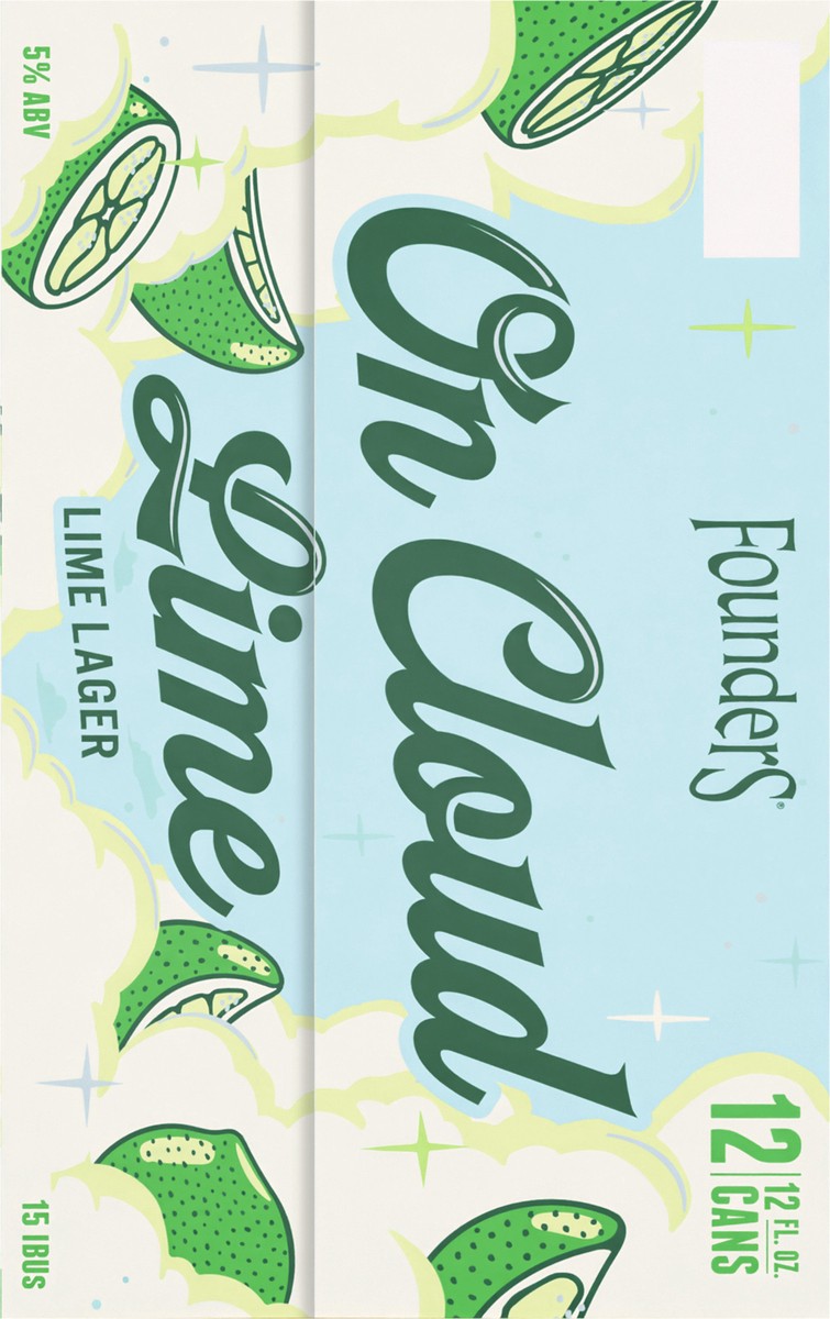 slide 6 of 12, Founders Brewing Co. Lime Lager, On Cloud Lime, 12 ct; 12 fl oz