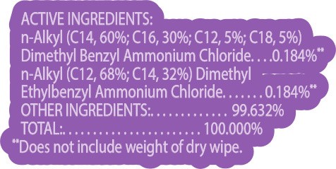 slide 4 of 5, Scentiva Disinfecting Wipes, Lavender and Jasmine, 75 Count, 75 ct