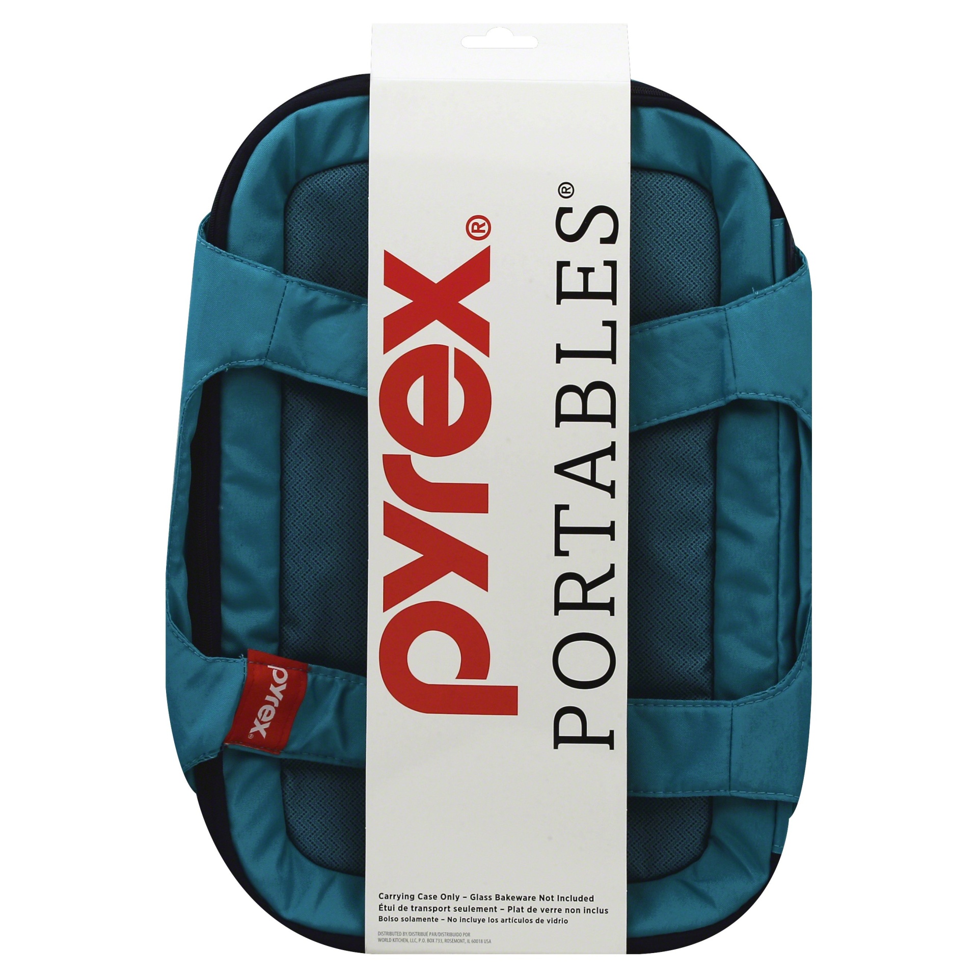 slide 1 of 1, Pyrex Portables Oblong Carrying Bag - Teal, 3 qt