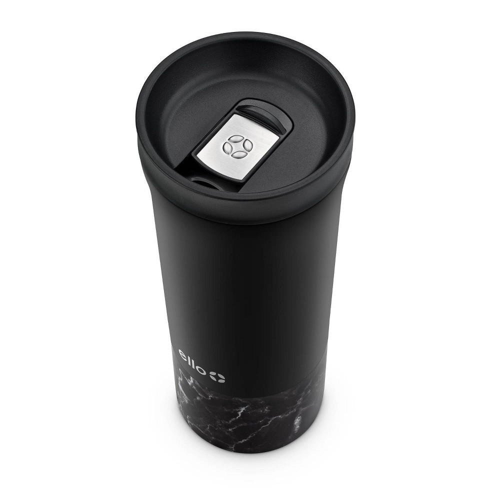 slide 3 of 5, Ello Miri Stainless Steel Travel Mug - Black, 18 oz