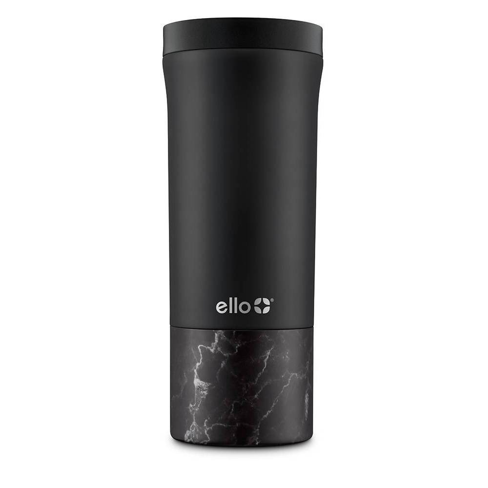 slide 1 of 5, Ello Miri Stainless Steel Travel Mug - Black, 18 oz