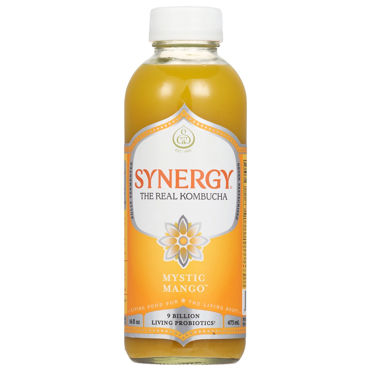 slide 1 of 14, GT's Mystic Mango Kombucha 16 fl oz, 16 fl oz