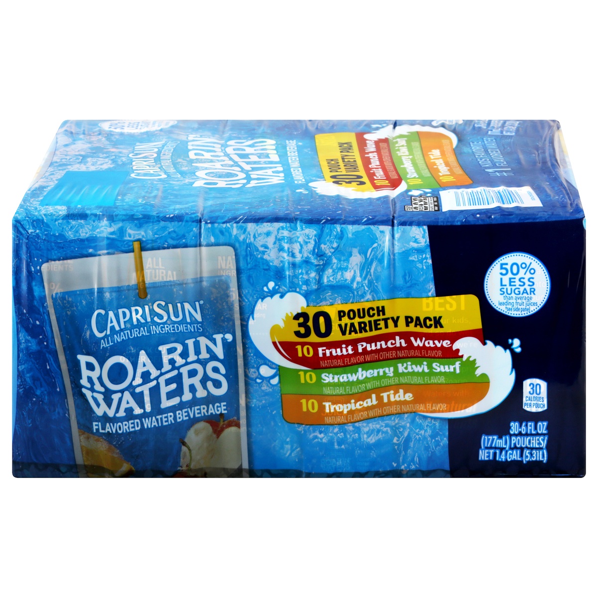 slide 1 of 1, Capri Sun Roaring Waters Variety Pack, 30 ct; 6 fl oz