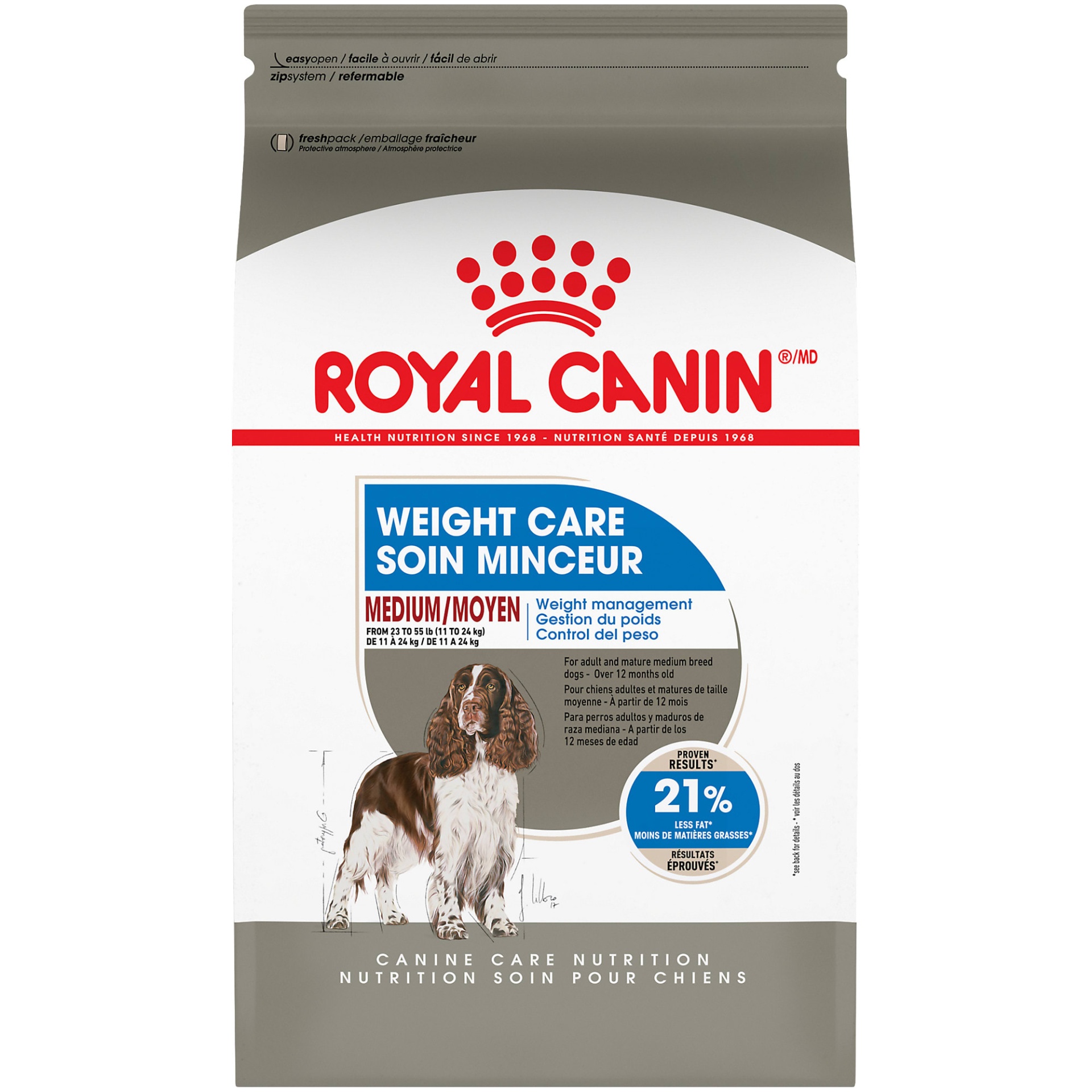slide 1 of 1, Royal Canin Size Health Nutrition Medium Weight Care Dry Dog Food, 17 lb