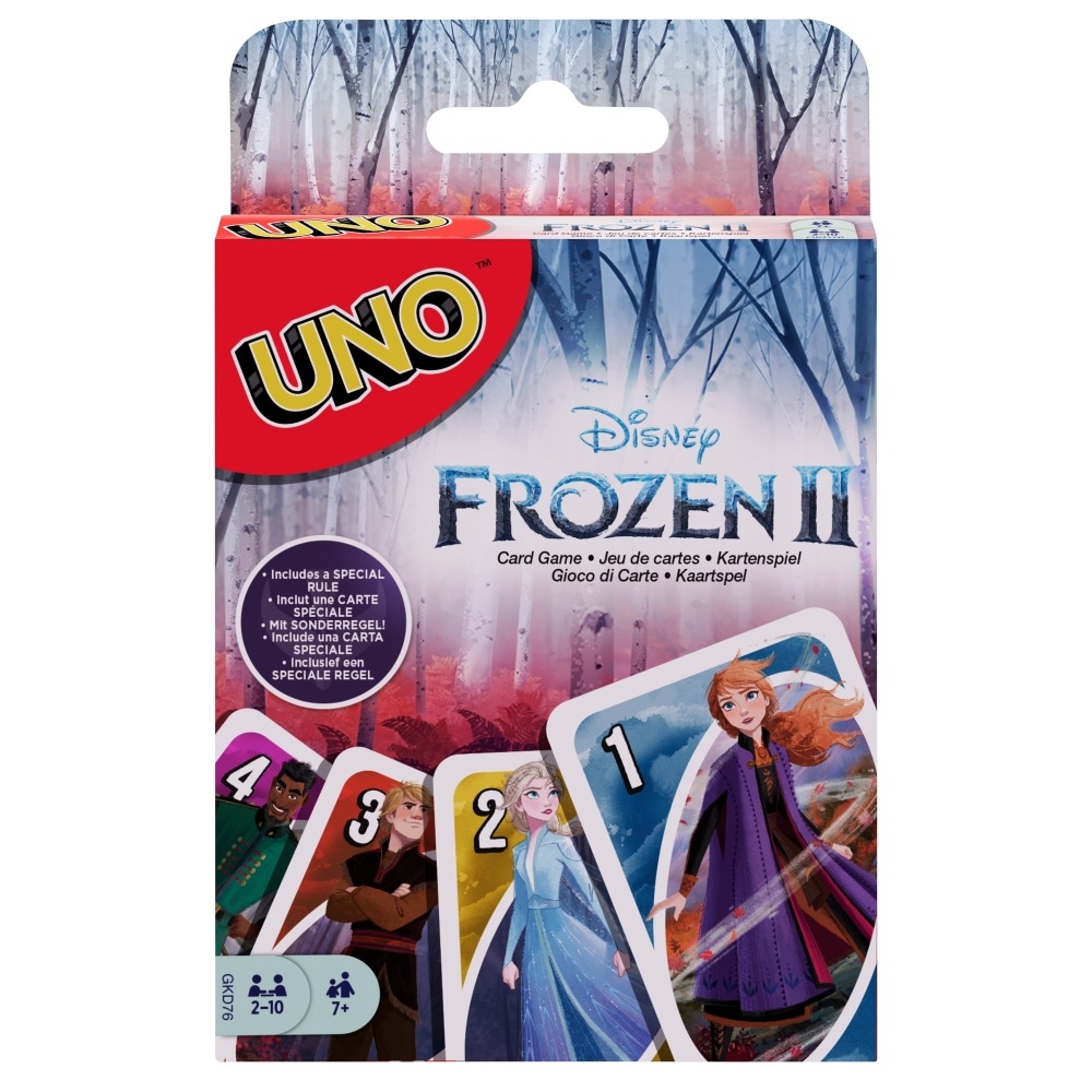 slide 1 of 1, Mattel Disney Frozen 2 Uno Card Game, 1 ct