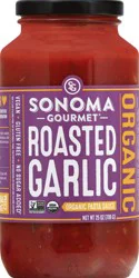 Sonoma Gourmet Pasta Sauce, Organic, Roasted Garlic