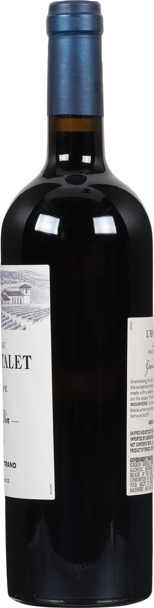 slide 10 of 11, Chateau Chateau L'Hospitalet Grand Vin Red Wine 750 ml, 750 ml