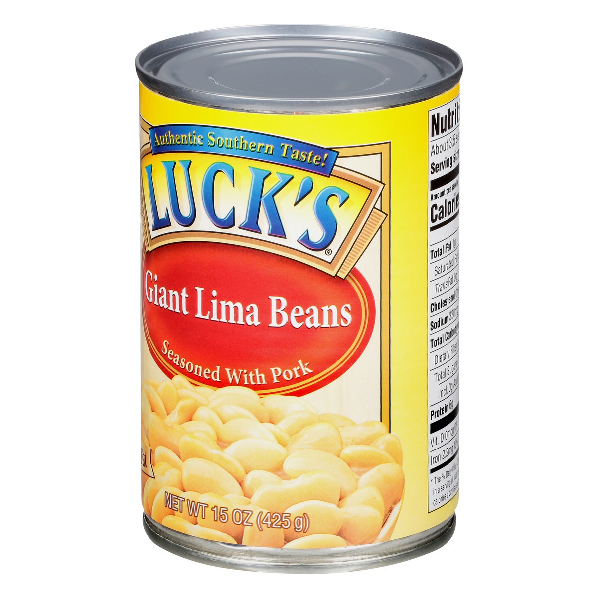 slide 6 of 13, Luck's Seasoned with Pork Giant Lima Beans 15 oz, 15 oz