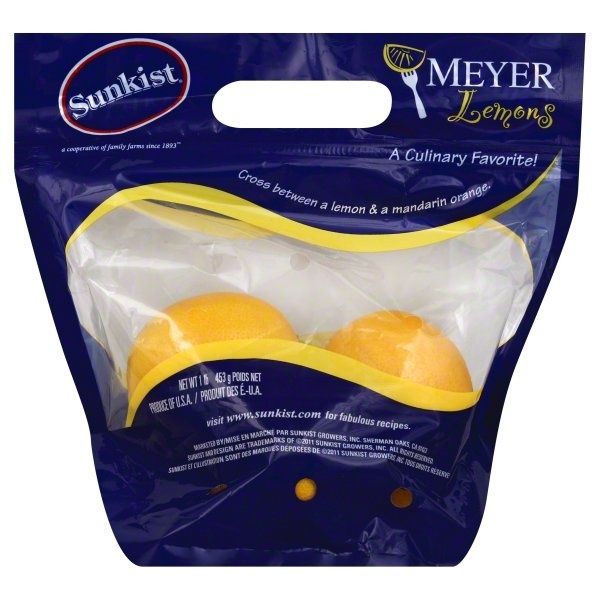 slide 1 of 1, Sunkist Meyer Lemons, 16 oz