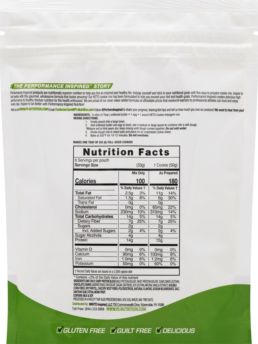 slide 3 of 9, Performance Inspired Nutrition Cookie Mix 6.87 oz, 6.87 oz