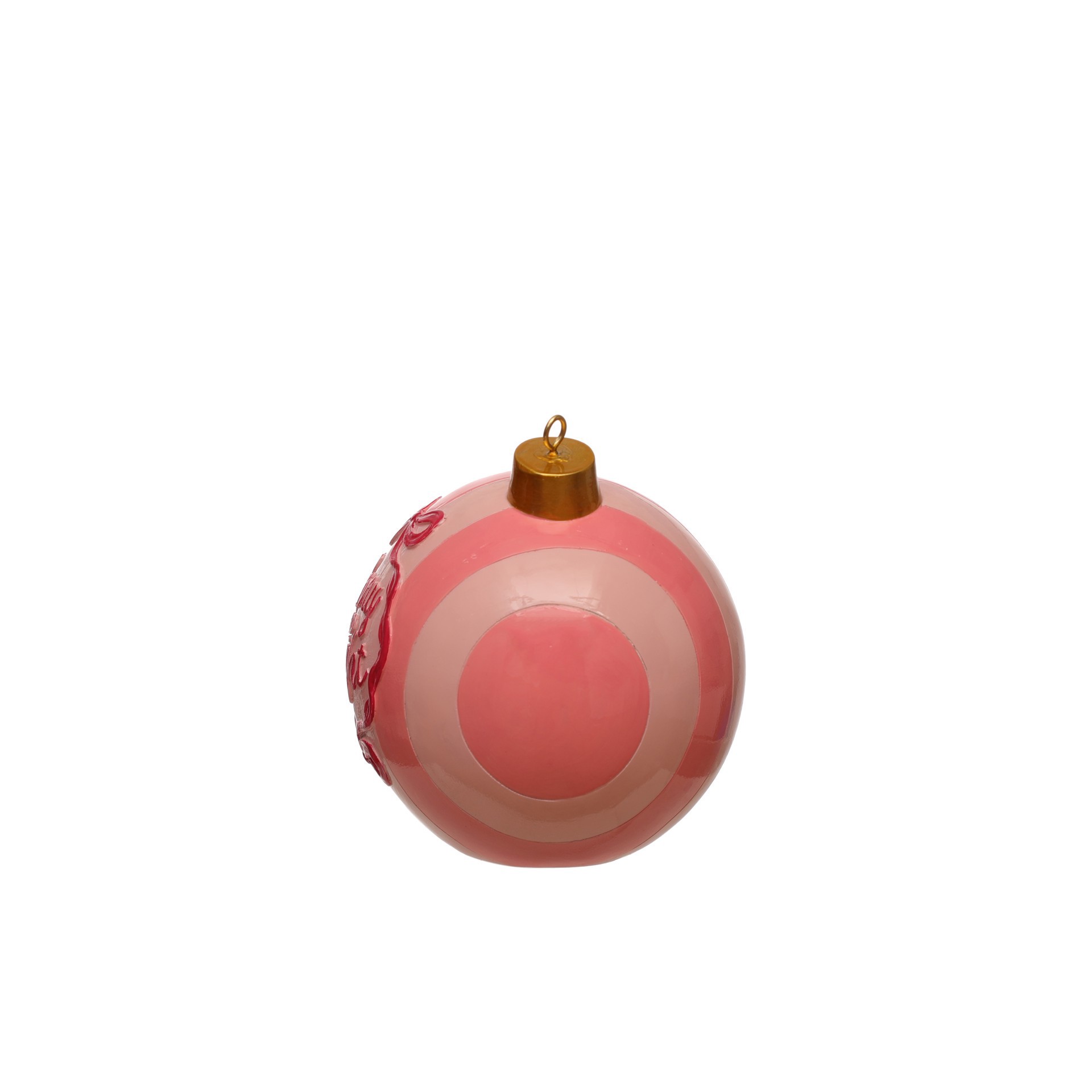 slide 2 of 3, 5" Pink Merry & Bright Ornament Tabletop Decor By Ashland, 4.5 in x 4.375 in x 5 in