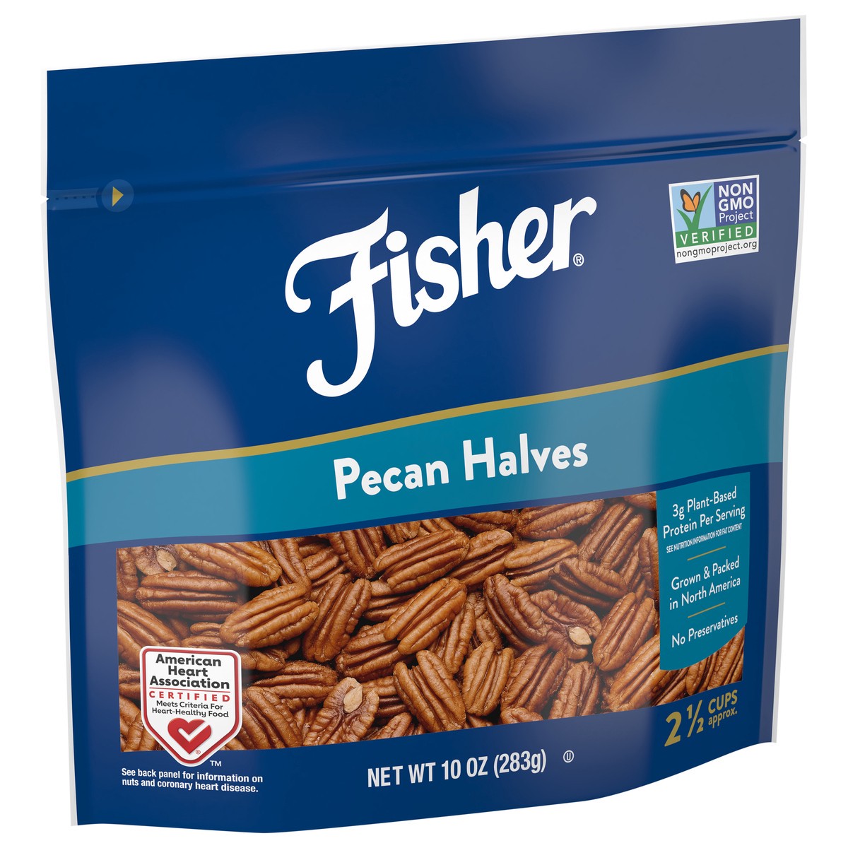 slide 7 of 9, Fisher Pecan Halves 10 oz, 10 oz