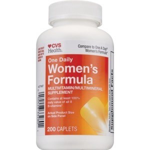 slide 1 of 1, CVS Health One Daily Women's Formula Multivitamin/Multimineral Supplement, 200Ct, 200 ct