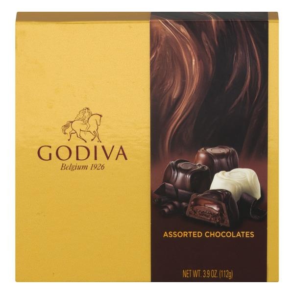 slide 1 of 1, Godiva Assorted Chocolates, 3.9 oz