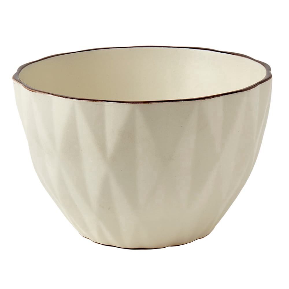 slide 1 of 1, SDS by HD Designs Matte Faceted Serve Bowl, 1 ct